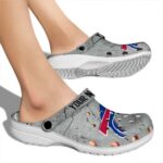 Personalized Buffalo Bills Cracked Texture Crocs Best selling