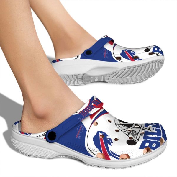 Personalized Buffalo Bills Football Helmet Crocs High quality