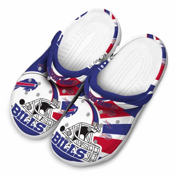 Personalized Buffalo Bills Football Helmet Crocs Trendy