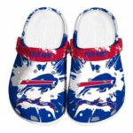 Personalized Buffalo Bills Splatter Pattern Crocs Best selling