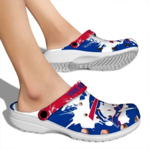 Personalized Buffalo Bills Splatter Pattern Crocs High quality