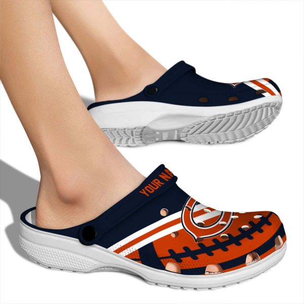 Personalized Chicago Bears Football Motif Crocs High quality