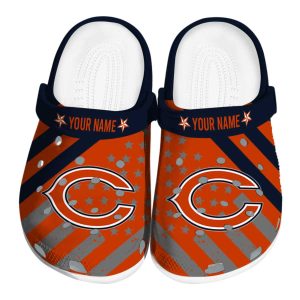 Personalized Chicago Bears Star Spangled Graphic Crocs Best selling