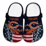 Personalized Chicago Bears Star Spangled Side Pattern Crocs Best selling
