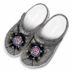 Personalized Chicago Cubs Cracked Ground Texture Crocs Best selling
