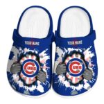 Personalized Chicago Cubs Gripping Hand Crocs Best selling
