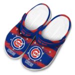 Personalized Chicago Cubs Paint Splatter Graphics Crocs Best selling