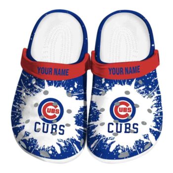 Personalized Chicago Cubs Splash Art Crocs Best selling