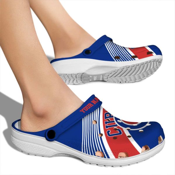 Personalized Chicago Cubs Vibrant Dual Tone Crocs High quality
