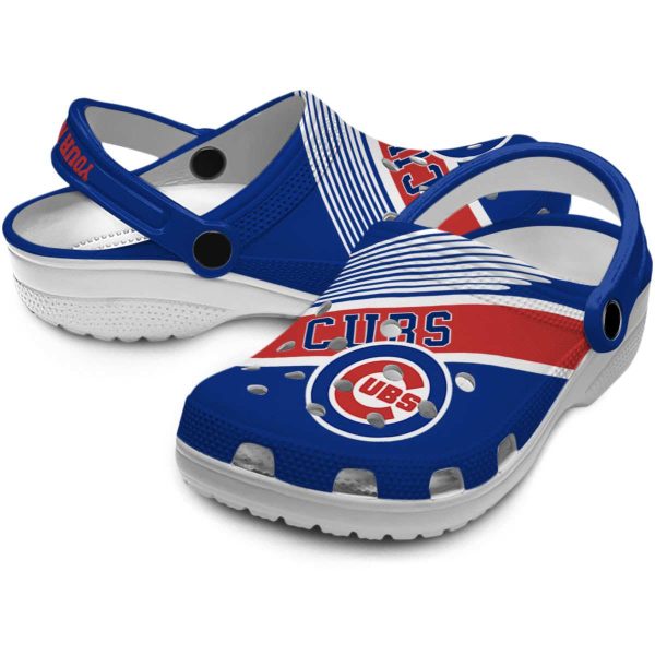 Personalized Chicago Cubs Vibrant Dual Tone Crocs Latest Model