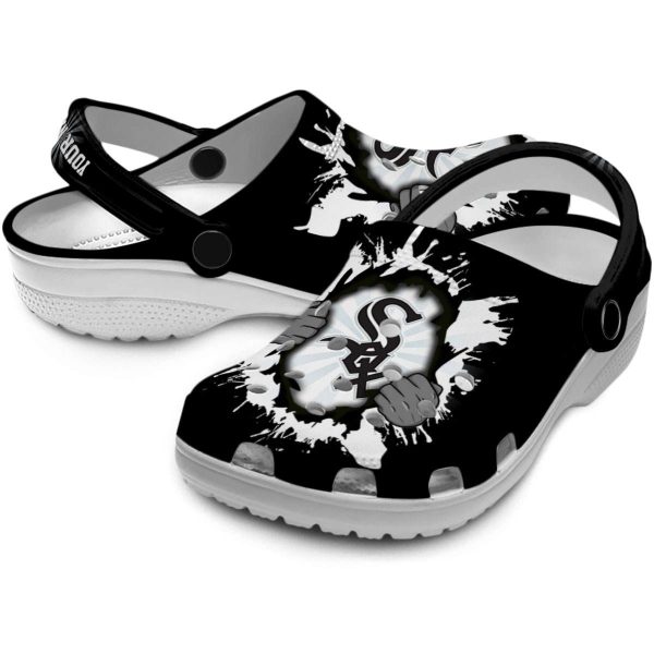 Personalized Chicago White Sox Gripping Hand Crocs Latest Model
