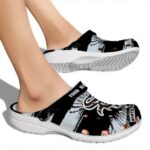 Personalized Chicago White Sox Paint Splatter Graphics Crocs Best selling