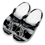 Personalized Chicago White Sox Paint Splatter Graphics Crocs Best selling