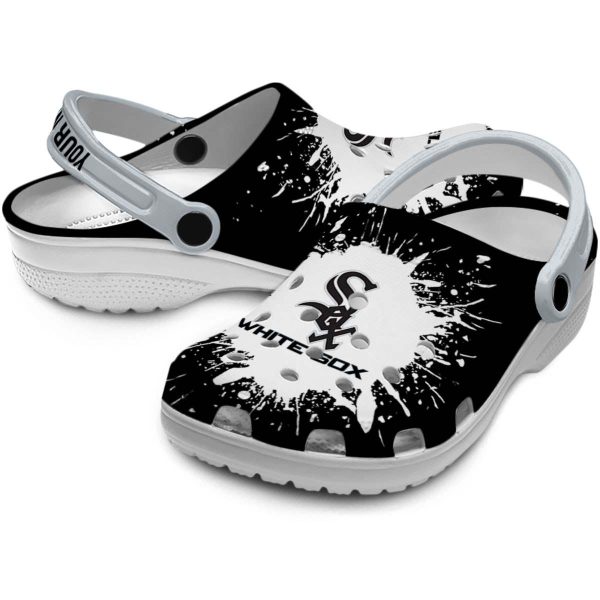 Personalized Chicago White Sox Splash Art Crocs Latest Model