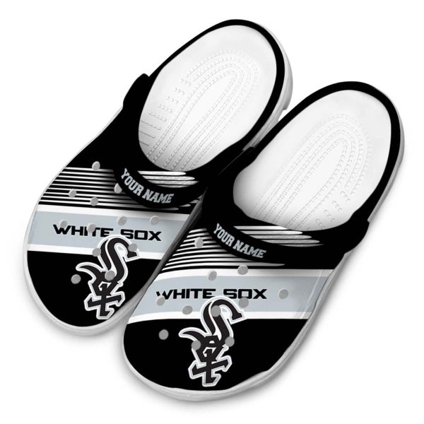 Personalized Chicago White Sox Vibrant Dual Tone Crocs Trendy