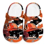 Personalized Cincinnati Bengals Baseball Helmet Clog 1 Personalized Cincinnati Bengals Baseball Helmet Crocs Best selling
