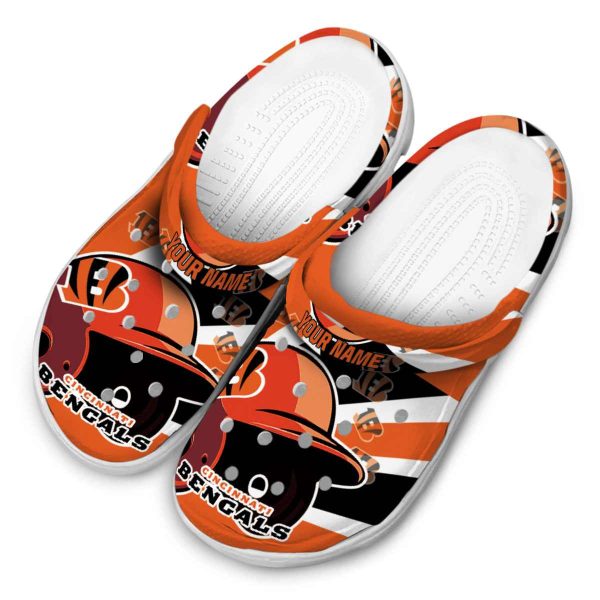 Personalized Cincinnati Bengals Baseball Helmet Crocs Trendy
