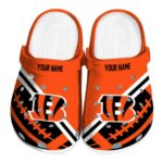 Personalized Cincinnati Bengals Football Motif Crocs Best selling