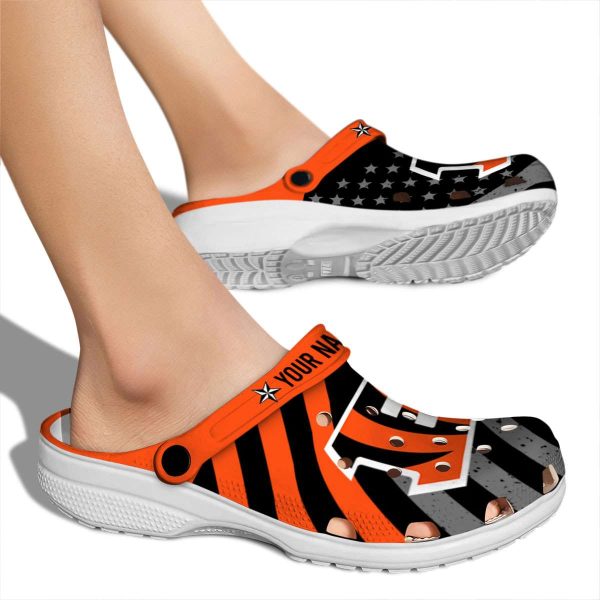 Personalized Cincinnati Bengals Star Spangled Graphic Crocs High quality