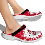 Personalized Cincinnati Reds Splash Art Crocs Best selling