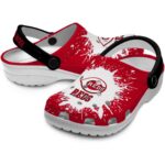 Personalized Cincinnati Reds Splash Art Crocs Best selling
