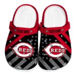 Personalized Cincinnati Reds Star Spangled Graphic Crocs Best selling