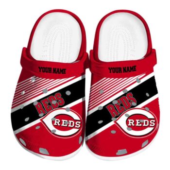 Personalized Cincinnati Reds Vibrant Dual Tone Crocs Best selling