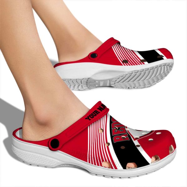 Personalized Cincinnati Reds Vibrant Dual Tone Crocs High quality