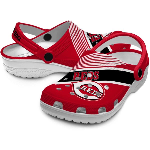 Personalized Cincinnati Reds Vibrant Dual Tone Crocs Latest Model