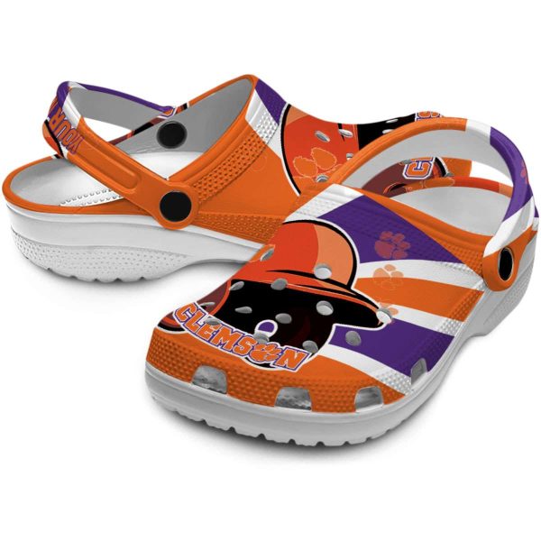 Personalized Clemson Tigers Baseball Helmet Crocs Latest Model