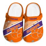 Personalized Clemson Tigers Vibrant Dual Tone Crocs Best selling