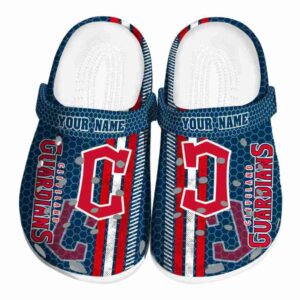 Personalized Cleveland Guardians Contrasting Stripes Crocs Best selling
