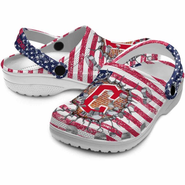 Personalized Cleveland Guardians Freedom Splinter Crocs Latest Model