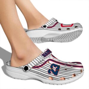 Personalized Cleveland Guardians Pinstripe Pattern Crocs High quality