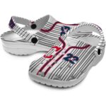 Personalized Cleveland Guardians Pinstripe Pattern Crocs Best selling