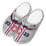 Personalized Cleveland Guardians Pinstripe Pattern Crocs Best selling