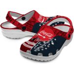 Personalized Cocacola Star Spangled Side Pattern Crocs Latest Model