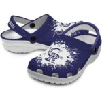 Personalized Colorado Rockies Splatter Background Crocs Best selling