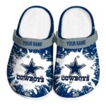 Personalized Dallas Cowboys Splash Art Crocs Best selling