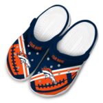 Personalized Denver Broncos Football Motif Crocs Best selling