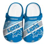 Personalized Detroit Lions Vibrant Dual Tone Crocs Best selling