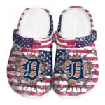 Personalized Detroit Tigers Freedom Splinter Crocs Best selling