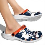 Personalized Detroit Tigers Splatter Pattern Crocs Best selling