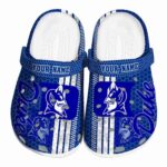 Personalized Duke Blue Devils Contrasting Stripes Crocs Best selling