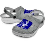 Personalized Duke Blue Devils Cracked Texture Crocs Best selling