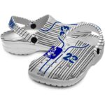 Personalized Duke Blue Devils Pinstripe Pattern Crocs Best selling