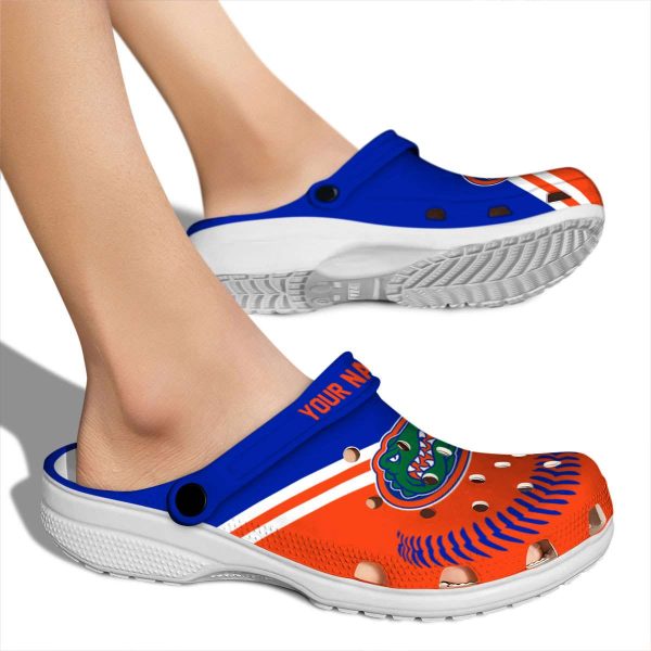 Personalized Florida Gators Baseball Motif Crocs High quality