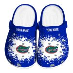 Personalized Florida Gators Splatter Background Crocs Best selling