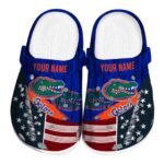 Personalized Florida Gators Star Spangled Side Pattern Crocs Best selling