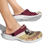 Personalized Florida State Seminoles Baseball Motif Crocs Best selling